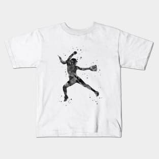 Girl softball player Kids T-Shirt